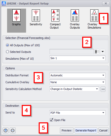 Output System Report Basic Report Dialogs