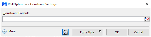 Constraint Window Optimization Constraints